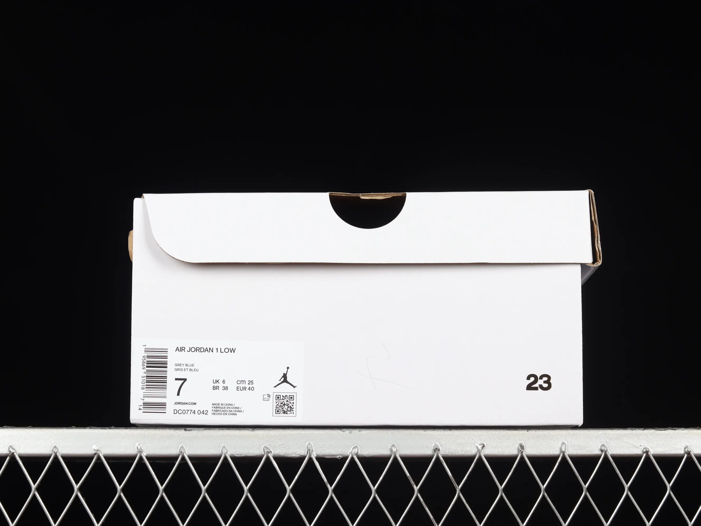 All categories Air Jordan Jordan series basketball shoes Air Jordan 1 Low Air Jordan 1 Low AJ1 Joe 1 cement blue DC0774-042